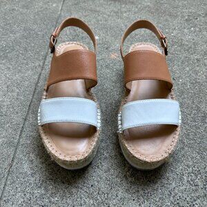 Soludos Ali Sport Sandal, Camel/White / 9.5